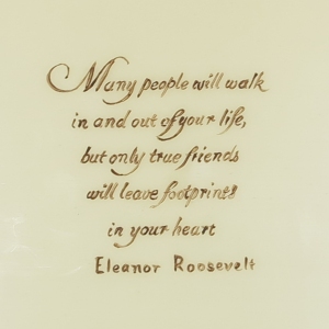 Personalised candle, eleanor roosevelt quote, friendship gift